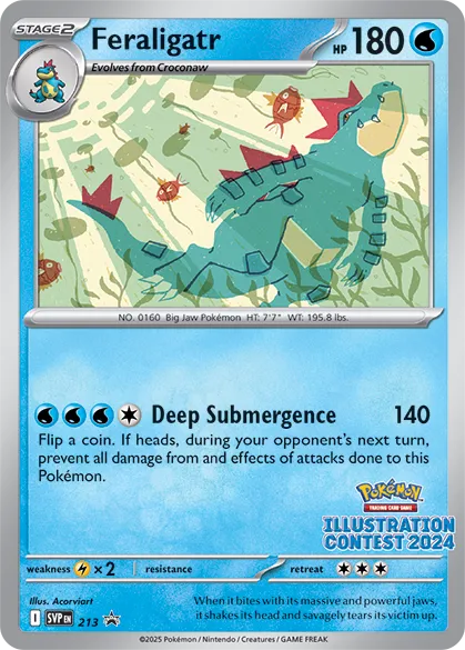 Feraligatr - 213: S&V Black Star Promos