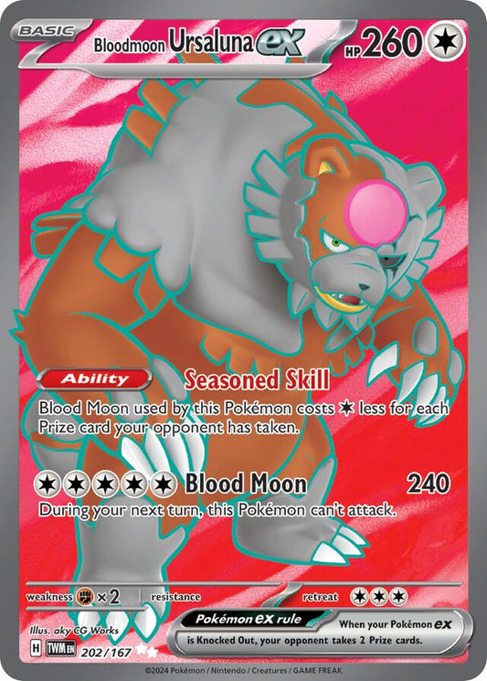Bloodmoon Ursaluna ex - 202/167: Twilight Masquerade (TWM) (LP)