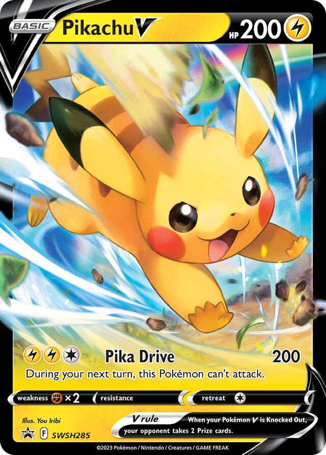 Pikachu V - SWSH285: Black Star Promos