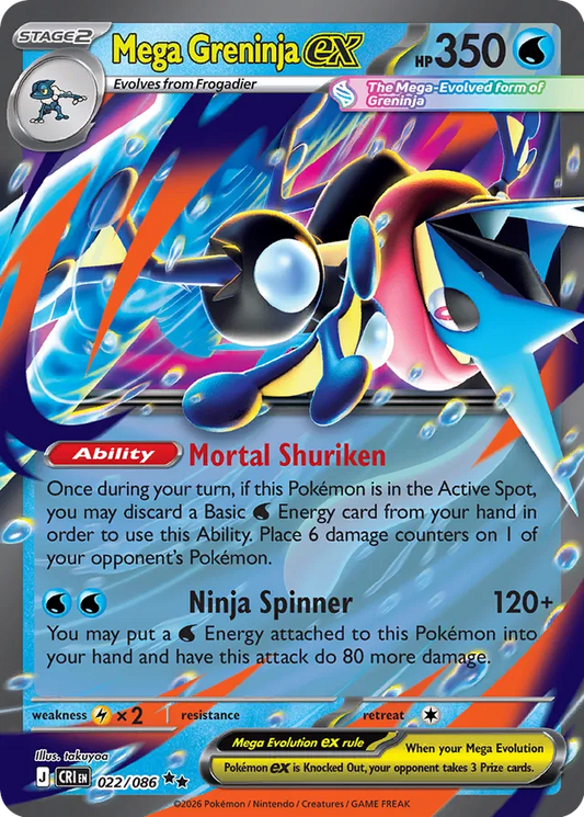 Greninja- 022/086: Chaos Rising (CRI)
