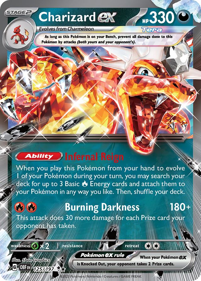 Charizard ex - 125/197: Obsidian Flames (OBF)