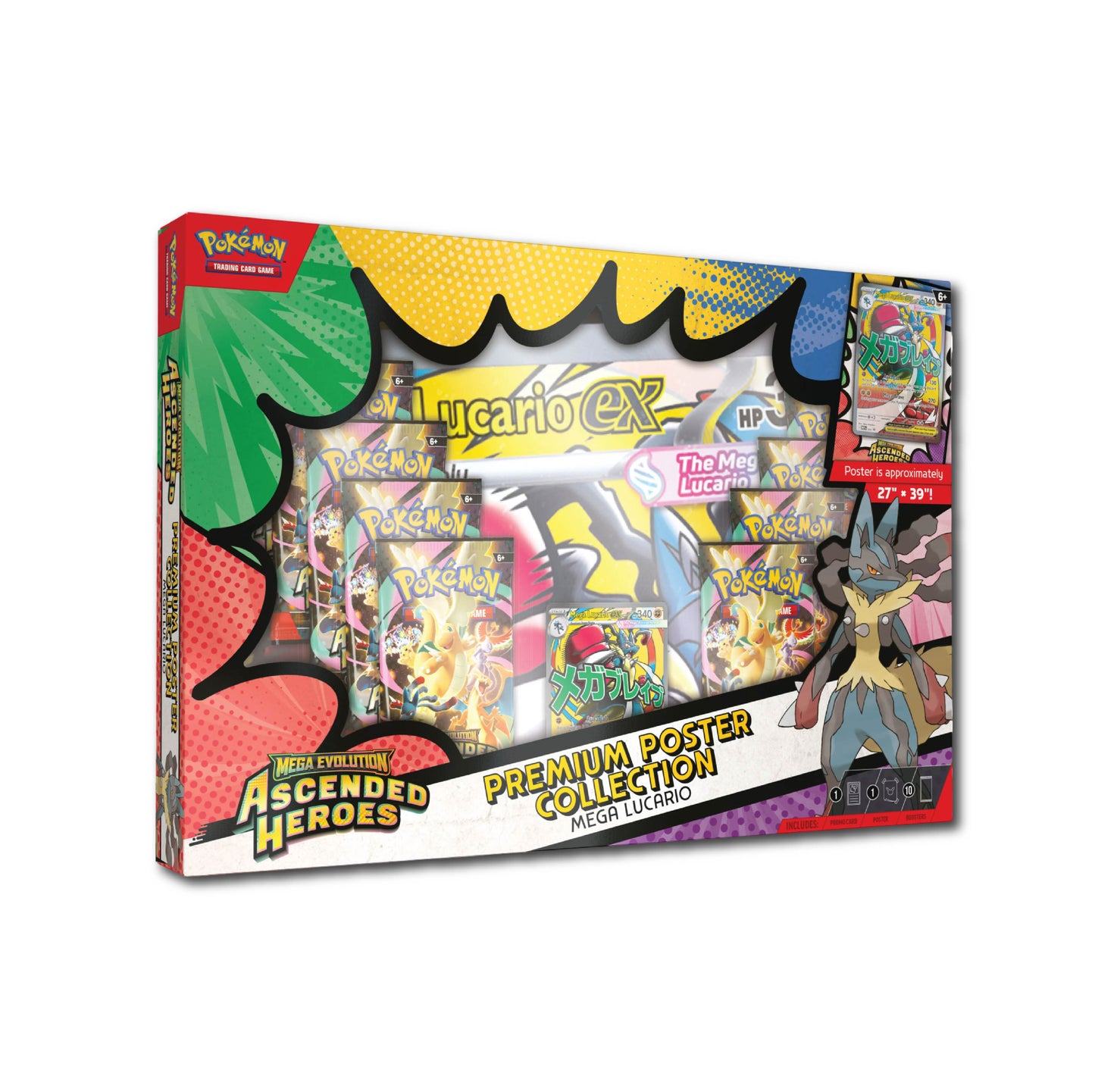 Ascended Heroes Premium Poster Collection - Lucario (PREORDEN)