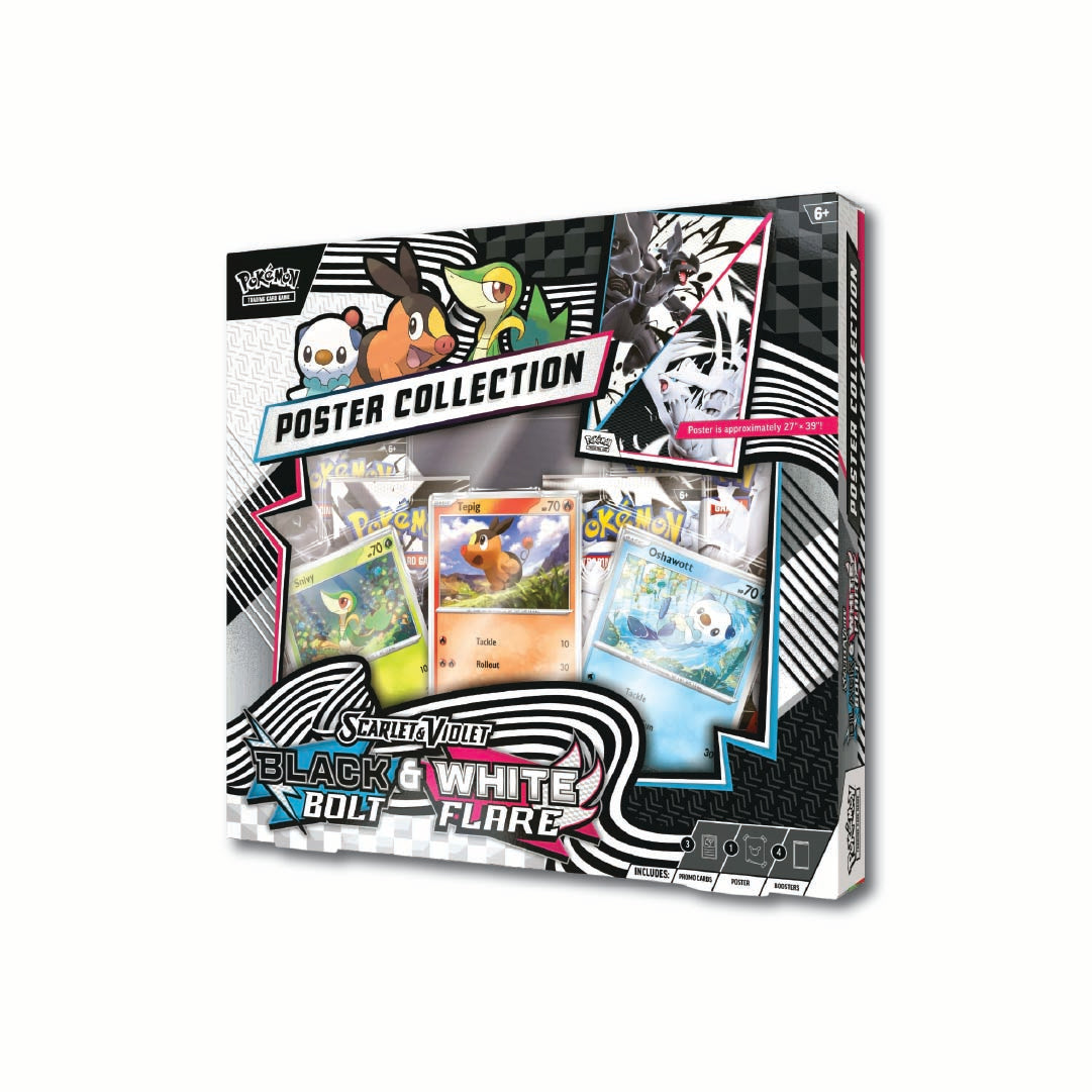 TCG: Scarlet & Violet— Black Bolt & White Flare Unova Poster Collection (PREORDEN)