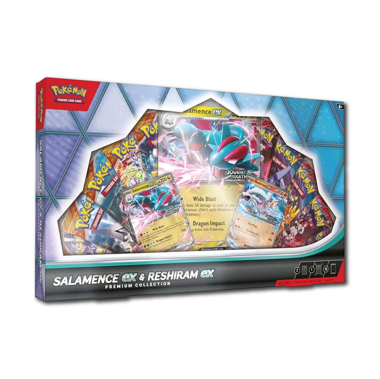 Salamence EX & Reshiram EX Premium Collection (PREORDEN)